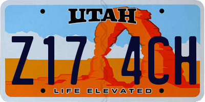 UT license plate Z174CH