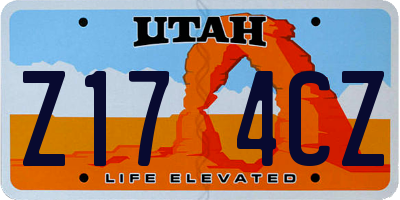 UT license plate Z174CZ