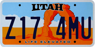 UT license plate Z174MU