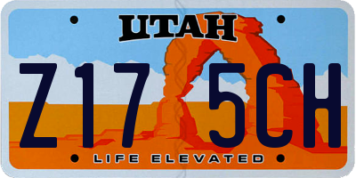 UT license plate Z175CH