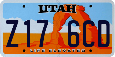 UT license plate Z176CD