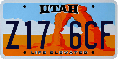 UT license plate Z176CF