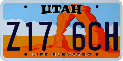 UT license plate Z176CH