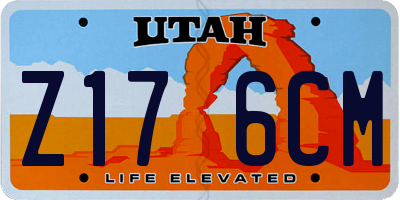 UT license plate Z176CM
