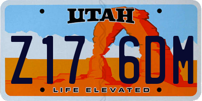 UT license plate Z176DM
