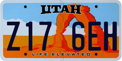 UT license plate Z176EH