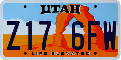 UT license plate Z176FW