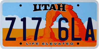 UT license plate Z176LA