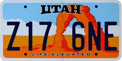 UT license plate Z176NE