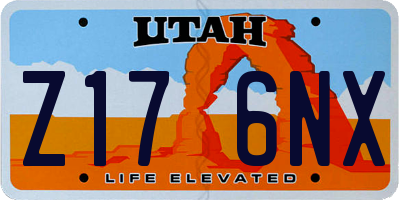 UT license plate Z176NX
