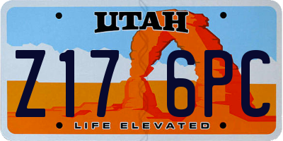 UT license plate Z176PC