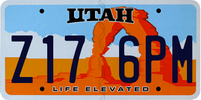 UT license plate Z176PM