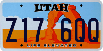UT license plate Z176QQ