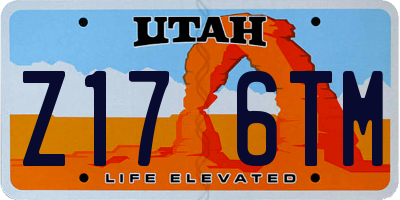 UT license plate Z176TM