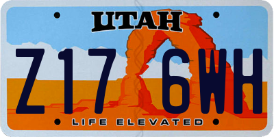 UT license plate Z176WH