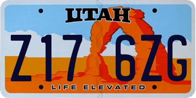 UT license plate Z176ZG