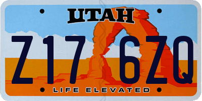 UT license plate Z176ZQ
