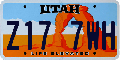 UT license plate Z177WH