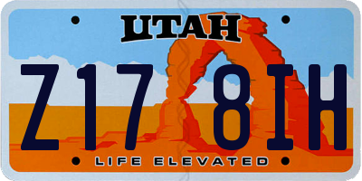 UT license plate Z178IH