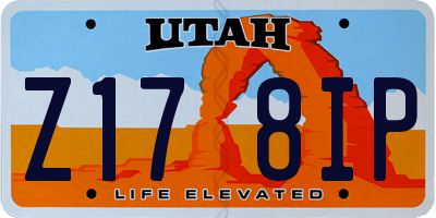 UT license plate Z178IP