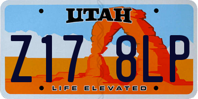UT license plate Z178LP