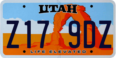 UT license plate Z179DZ