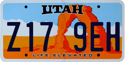 UT license plate Z179EH