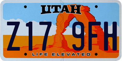 UT license plate Z179FH