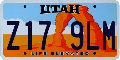 UT license plate Z179LM