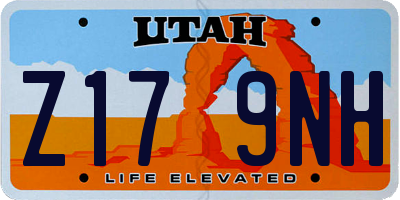 UT license plate Z179NH