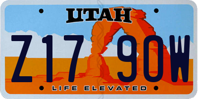 UT license plate Z179OW