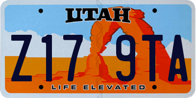 UT license plate Z179TA