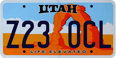 UT license plate Z230CL
