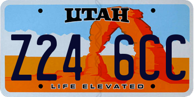 UT license plate Z246CC