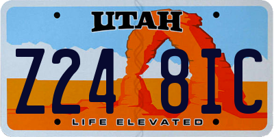 UT license plate Z248IC