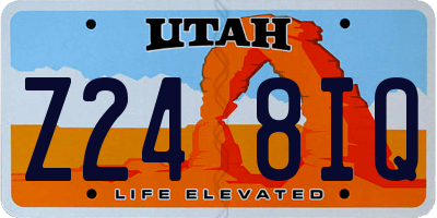 UT license plate Z248IQ