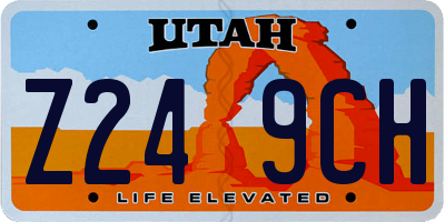 UT license plate Z249CH