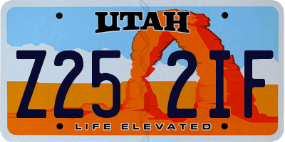 UT license plate Z252IF
