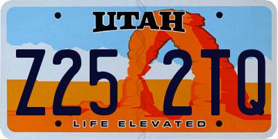UT license plate Z252TQ
