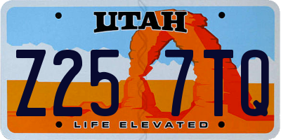 UT license plate Z257TQ