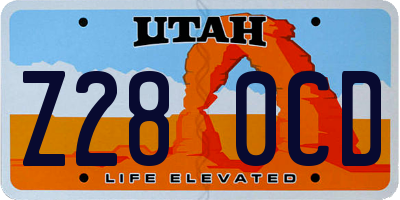 UT license plate Z280CD