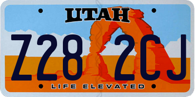 UT license plate Z282CJ