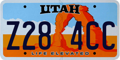 UT license plate Z284CC