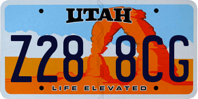 UT license plate Z288CG