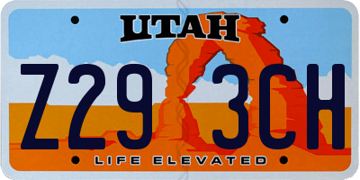 UT license plate Z293CH