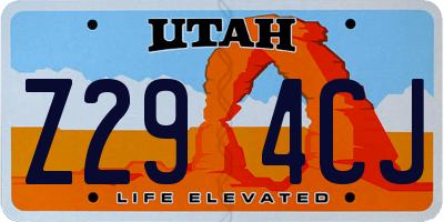 UT license plate Z294CJ