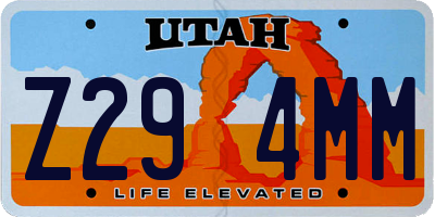 UT license plate Z294MM