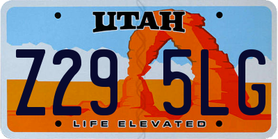UT license plate Z295LG
