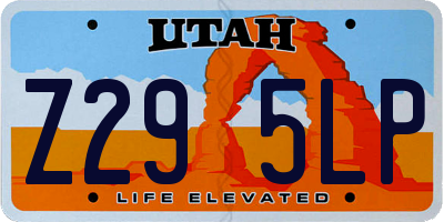 UT license plate Z295LP