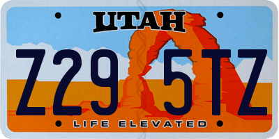 UT license plate Z295TZ